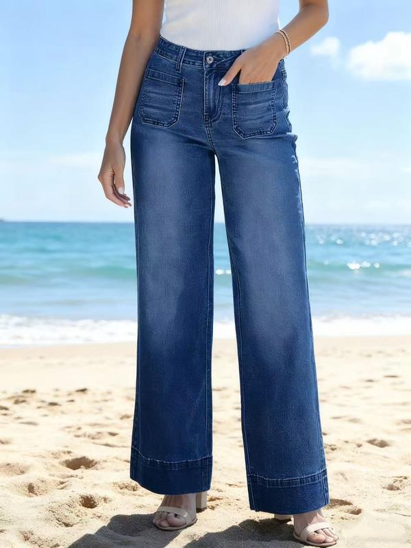 Women's Wide Leg Jeans High Waist Baggy Jean Loose Boyfriend Jeans Denim Pants Wide Leg High Waisted Boyfriend Jeans