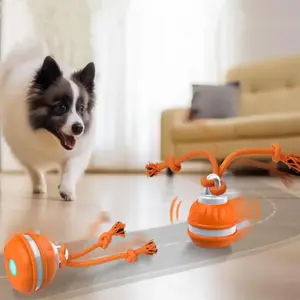 USB-Rechargeable Smart Electric Rolling Ball Toy & Automatic Pet Treat Dispenser — Interactive, Puzzle-Solving, and Boredom-Relieving Toy for Cats & Dogs (Durable, Bite-Resistant, Teeth-Cleaning)