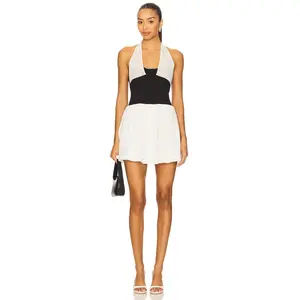 Free People x REVOLVE x free-est Babetown Mini Dress in Ivory Combo