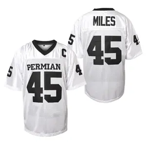 Boobie Miles Jersey #45 Permian High School Football Jersey Friday Night Lights Movie Jersey S-XXXL 100% Polyester Mesh Breathable Fabric Short Sleeve Unisex Sports Outdoors