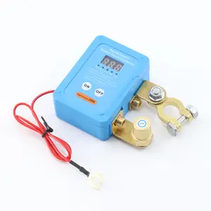 12V Battery Master Switch with Wireless Remote Control, Anti-Theft & Anti-Leakage Battery Isolator, Manual Override, Car, Truck, Suv, RV, Boat