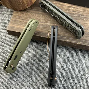D2 Steel EDC Folding Tool Set: Tough G10 Handle Camping & Outdoor Gear |Perfect for Camping, Fishing | Best Gift for Men