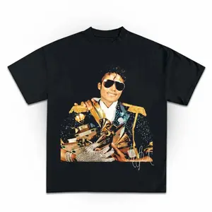 Michael Jackson Glove MJ Tee Shirt, Y2K Unisex Graphic Shirt Thriller, Gift for fans, Michael Jackson King of Rock Merch H6F, Streetwear, Fabric