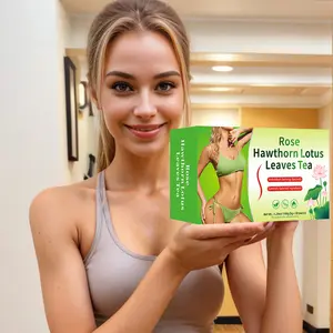 Rose Hawthorn Lotus Leaves Tea for Women - Herbal Tea Bag for Healthy Womb & Anti-Aging - Natural Ingredients for Women's Health