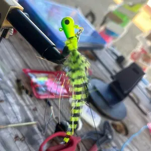 Bass Spinner Jig - Green Design, Lightweight Construction, Ideal for Bass Fishing, Versatile Fishing Tool
