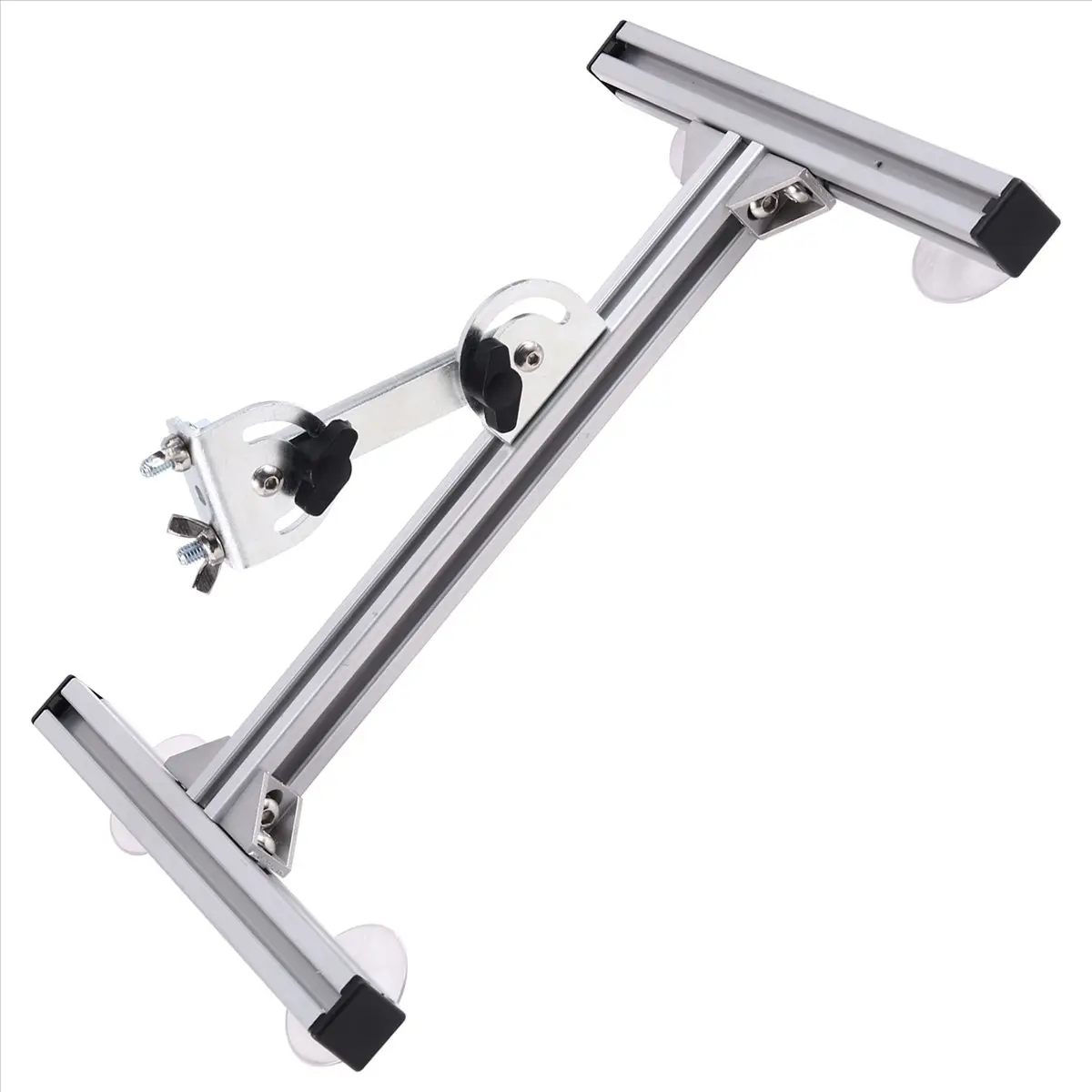 Metal DIY Linear Actuator Bracket with Angle Adjustment, Foldable Size, Suction Mount for Linear Reciprocating Motor Adjustable Stand