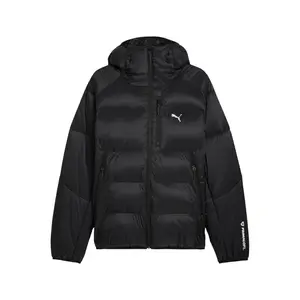 PUMA Mens Pumatech Primaloft Hooded Puffer Jacket Athletic Outerwear Casual - Black