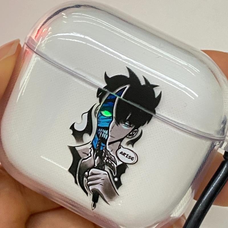 Anime Inspired Earphone Case -AOT,Berserk,Naruto,souleater,JJK,Dandadan,ect.Cool Anime Character AirPods Case Stylish Cover for AirPods 34Pro2,Otaku Accessory, Trending Gift Idea for Anime Fans Cool anime character design - perfect for fans & collectors