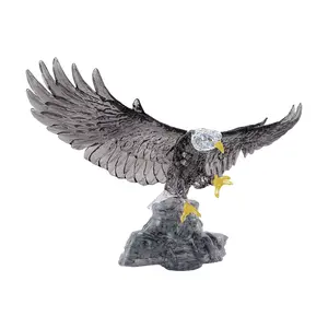 3D Crystal Puzzle - Eagle: 62 Pcs
