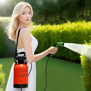 High-pressure Sprayer, Portable Garden Water Sprayer with Removable Hose & Shower Head, Watering & Irrigation Supplies for Outdoor Travel, Hiking, and Pet Bathing, Garden Watering Sprinkler