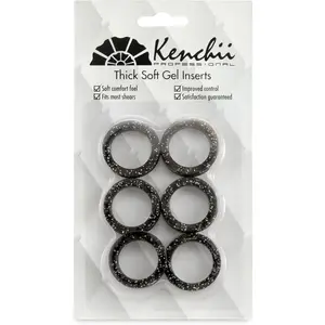 Kenchii Extra Soft Premium Shear Finger Ring Inserts - Thick, Quality Comfort. Elevate Your Grooming Experience with Precision and Style in Multiple Colors