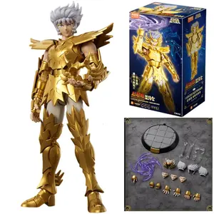 Blokees Saint Seiya Deathmask Shura Dragon Shiryu Aldebaran Pegasus Aquarius Joint Mobility Action Figure Anime Model Toys Gifts