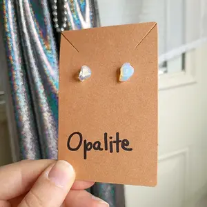 Opalite Crystal Stud Earrings