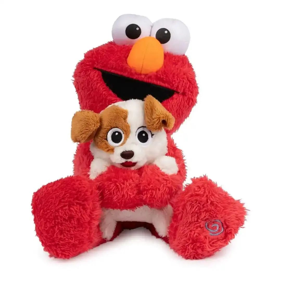 GUND Sesame Street Furry Friends Forever Dance & Play Elmo and Tango Stuffed Toy, 13" Tall 13 Inches Plush, 3 AA Batteries, 3 Songs, 6 Play Sequences