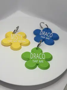 Custom NFC Keychain or Pet Tag – Tap to Scan | Add Pet Info or Payment Link