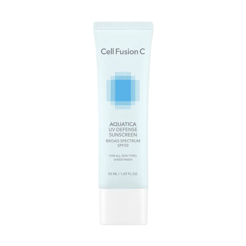Cell Fusion C Aquatica UV Defense Sunscreen SPF 50 | Korean Sunscreen with PDRN, No White Cast, Lightweight Hydrating Formula