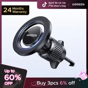 UGREEN Car Phone Mount for Magsafe Air Vent Car Mount Magnetic Phone Holder Compatible with iPhone 17 16 15 14 13 12 Pro Max, Strongest Magnet Black,tiktokshopstockup,mothersdaygift