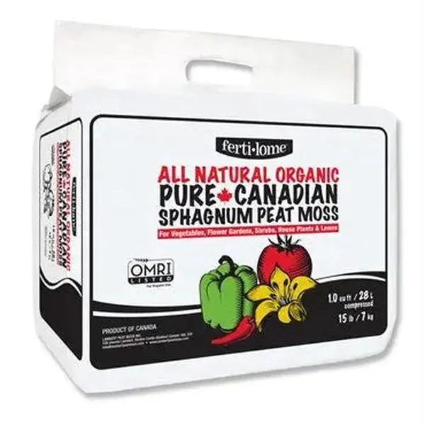 Ferti-Lome Canadian Sphagnum Compressed Peat Moss, 1 cu ft