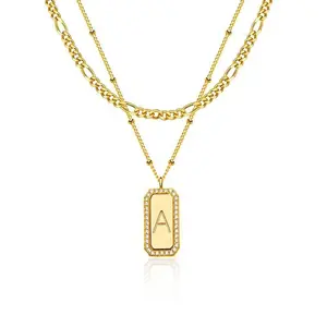 Fettero Gold Necklace for Women Birth Flower Necklace Dainty Rotating Coin Pendant Necklace Personalized Birth Month Jewelry 12 Month