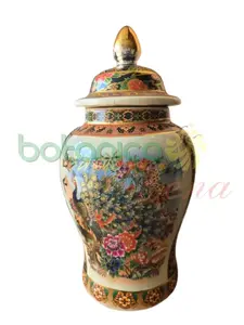 Potiche Satsuma Olokun / Oshun 18"x10"