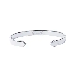 PAVOI 14K Gold Plated Stainless Steel Bangle Bracelets for Women - Inspirational Engraved Adjustable Mantra Cuff Bangle - Personalized Gift for Her Mom Sister - Birthday Gifts for Women