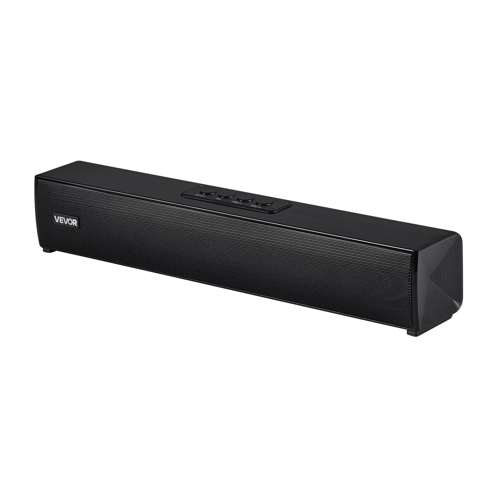 VEVOR 17-in Wireless Sound Bar for Smart TV, 2.0 Channel 80W Surround Sound System, Bluetooth/AUX Connection, Remote Control, Easy Setup for PC Movie Audio, Compact TV/Projector Speakers