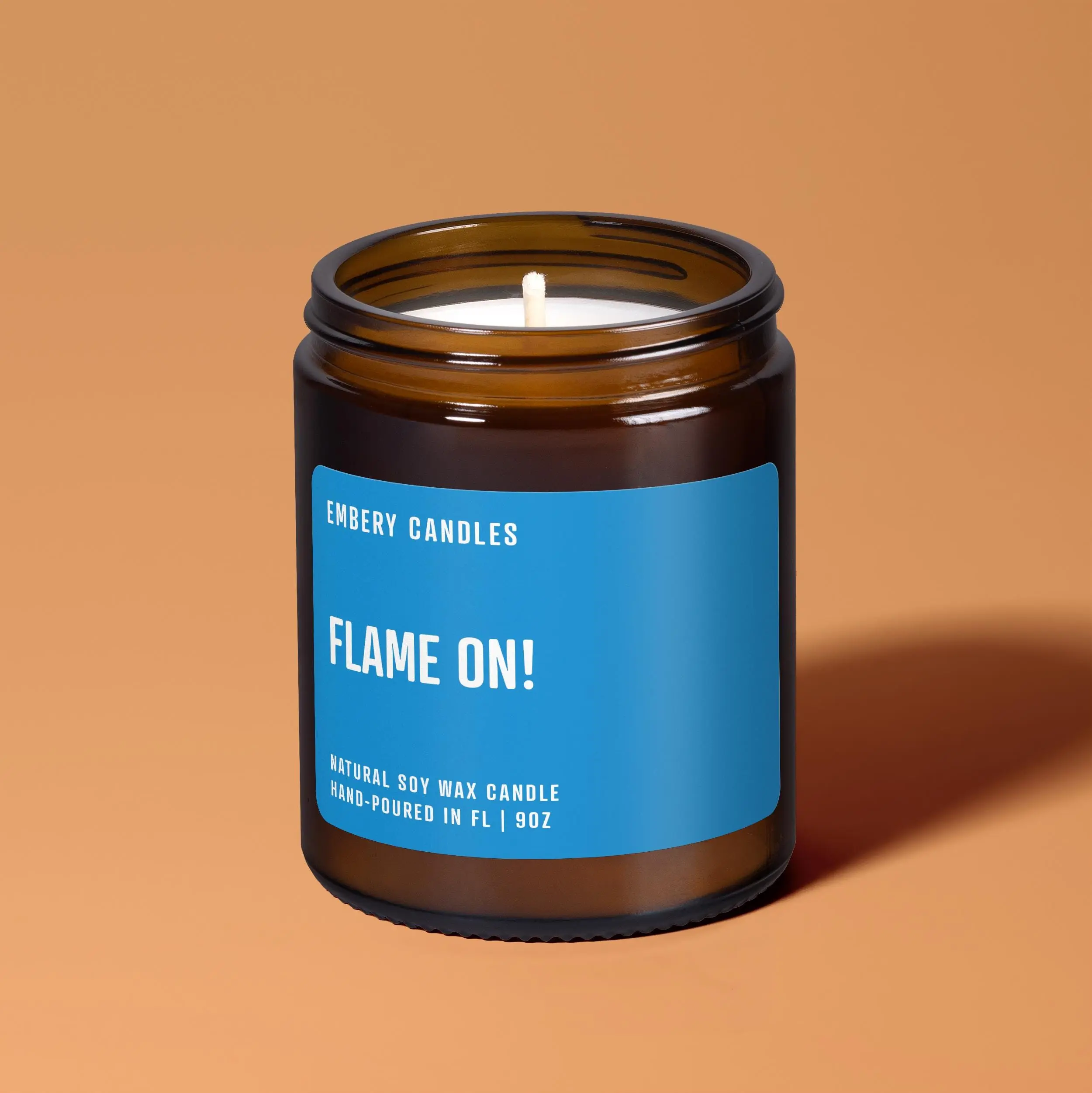 Flame On! | Soy Wax Candle | Superhero Movie | Comic Book Fan | Movie Lover Candle | Funny Gifts