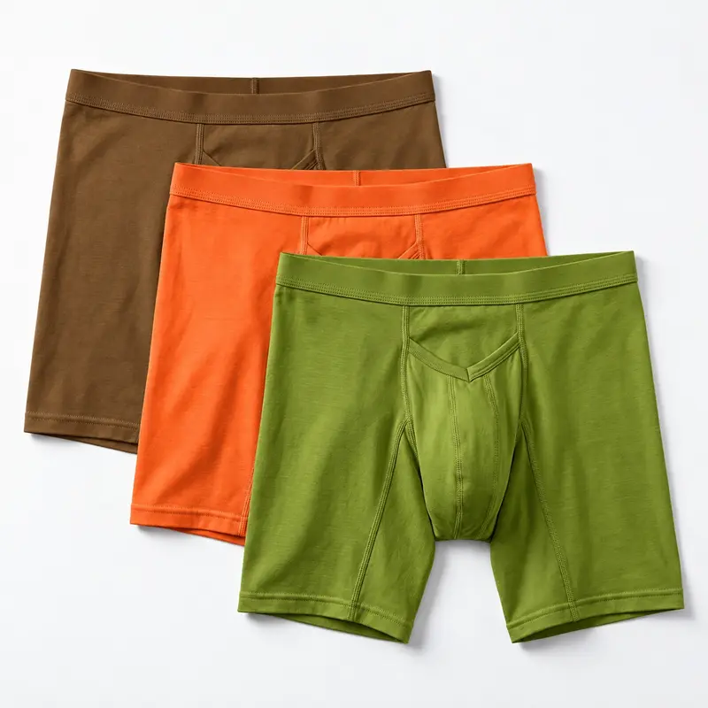Men's 7in Modal V-Fly Boxer Briefs 3-Pack - ABCD Pouch