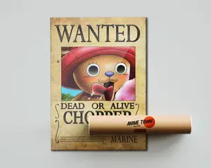 One Piece Chopper Wanted Poster Poster