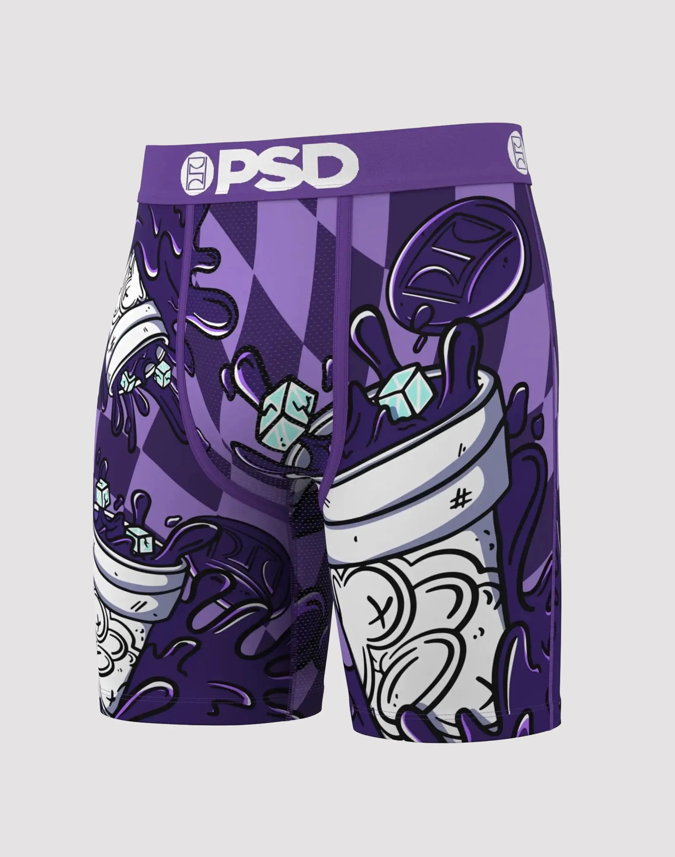 Mens Psd Underwear Purp Drank Boxer Briefs Mens Psd Underwear Purp Drank Boxer Briefs