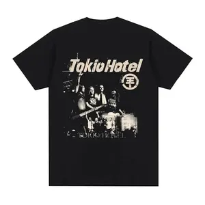 Tokio Hotel Kaulitz Rock Band T-Shirt Cotton Trendy Short Sleeve Tee Men Women Hip Hop Streetwear Top