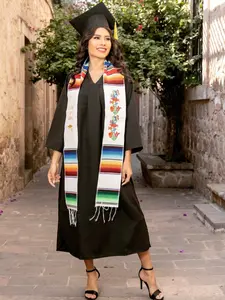 2025 Mexican Graduation Stole Sash. Mexican Serape. Mexican Graduation. Multicolor Graduation Stole. Mexican Themed Graduation Stole.