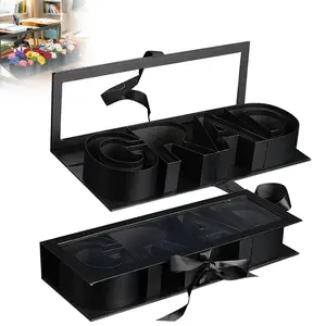 Graduation Gift Box for Her/him, Fillable Paperboard Tray, Multifunctional, Ideal for High School, University Graduations
