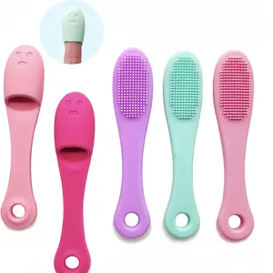 5pcs Silicone Lip and Nostril Cleaning Brush, Mini Finger Nose Cleanser  Facial Daily Gentle Kit Sensitive Cleansing Blackhead Removal