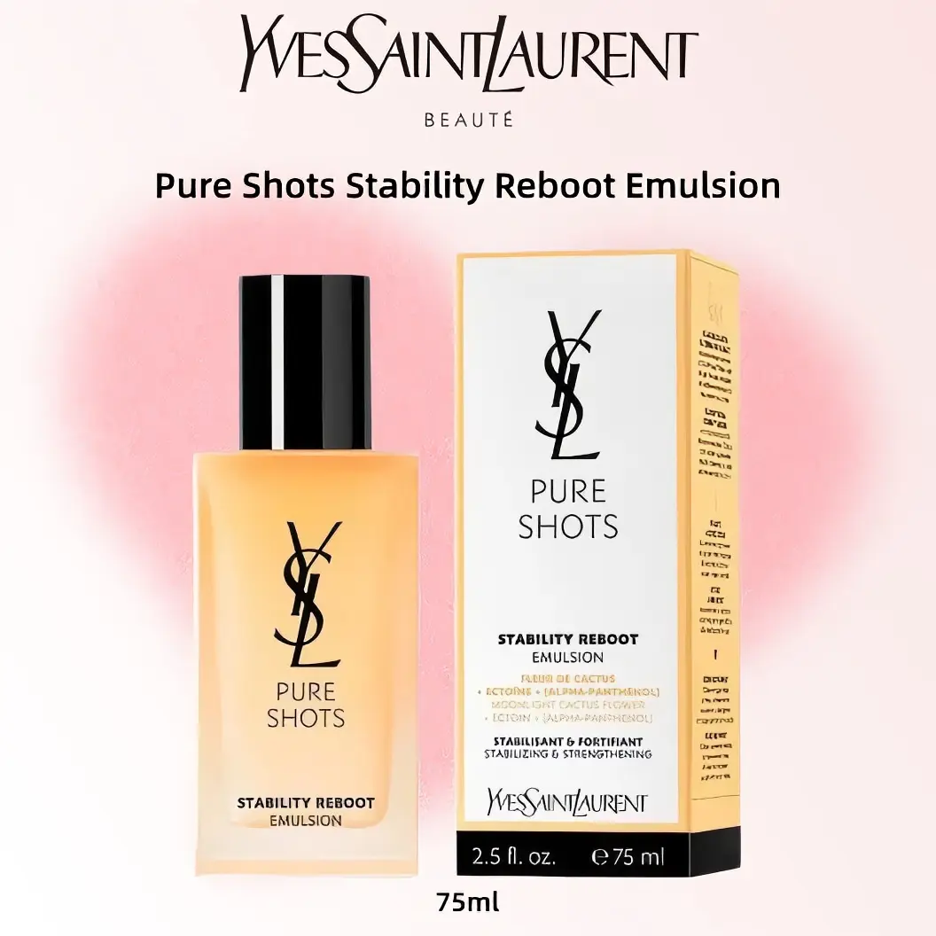 Yves Saint Laurent Pure Shots Stability Reboot Emulsion 75ml - Stabilizing & Fortifying Skincare Product