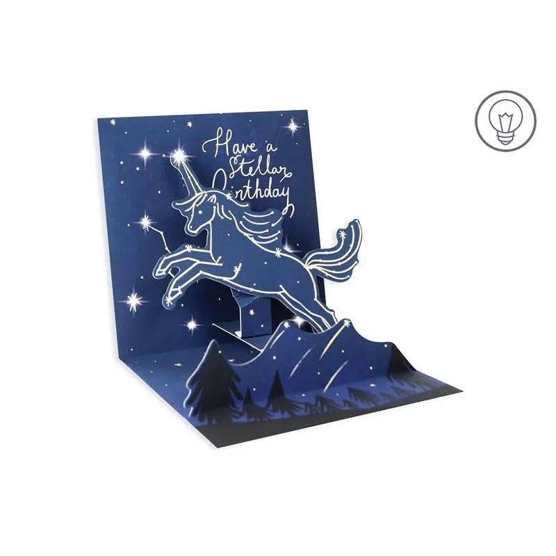 Unicorn Constellation Pop-Up Card