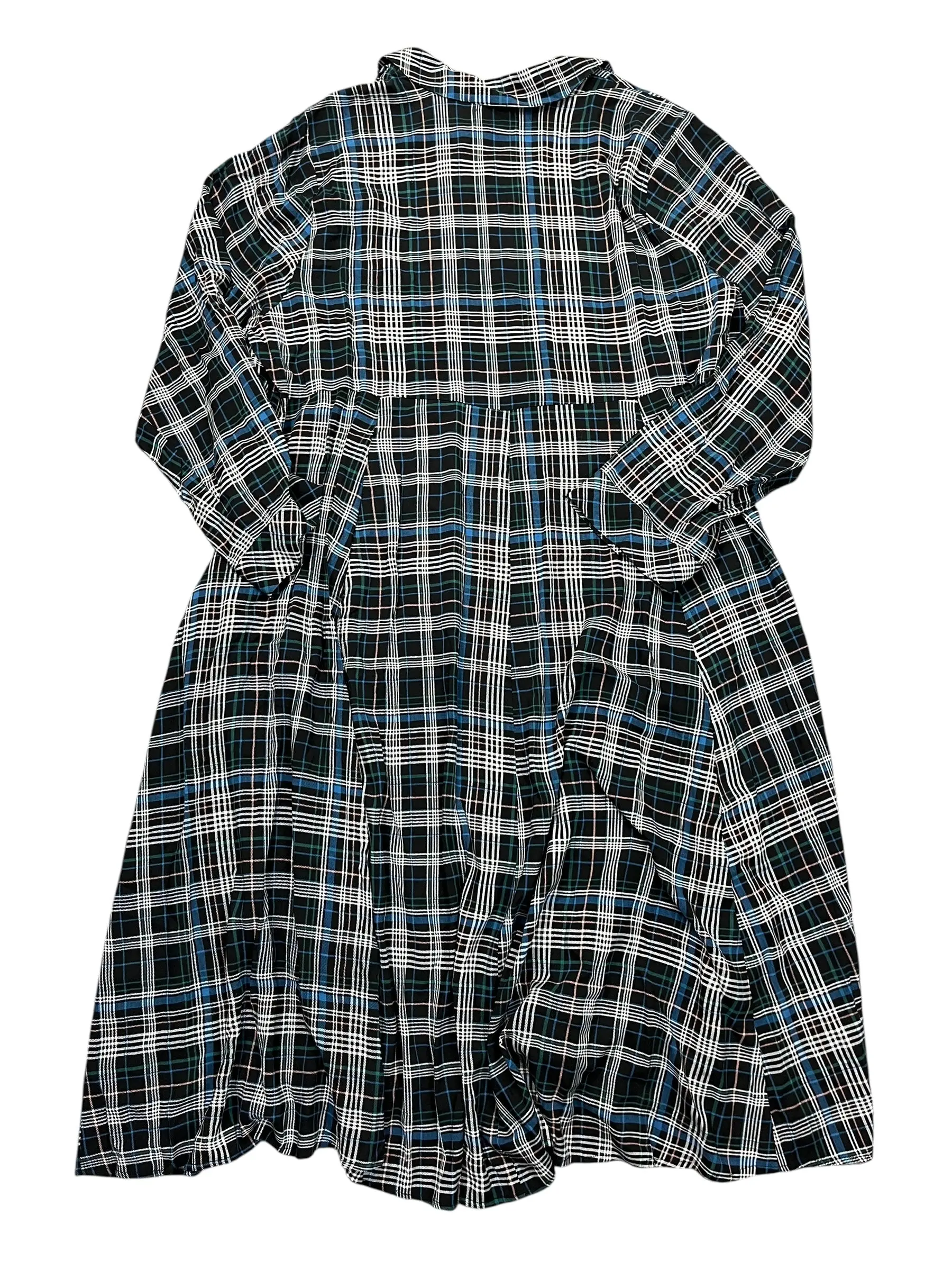 Kimono Maxi By Torrid In Plaid Pattern, Size:3