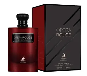 Maison Alhambra Opera Rouge Eau de Parfum for Unisex 3.4oz 100ML - Mysterious Elegant Fragrance with Cherry Mandarin Jasmine Notes Floral Perfume Floral Scents long lasting perfume