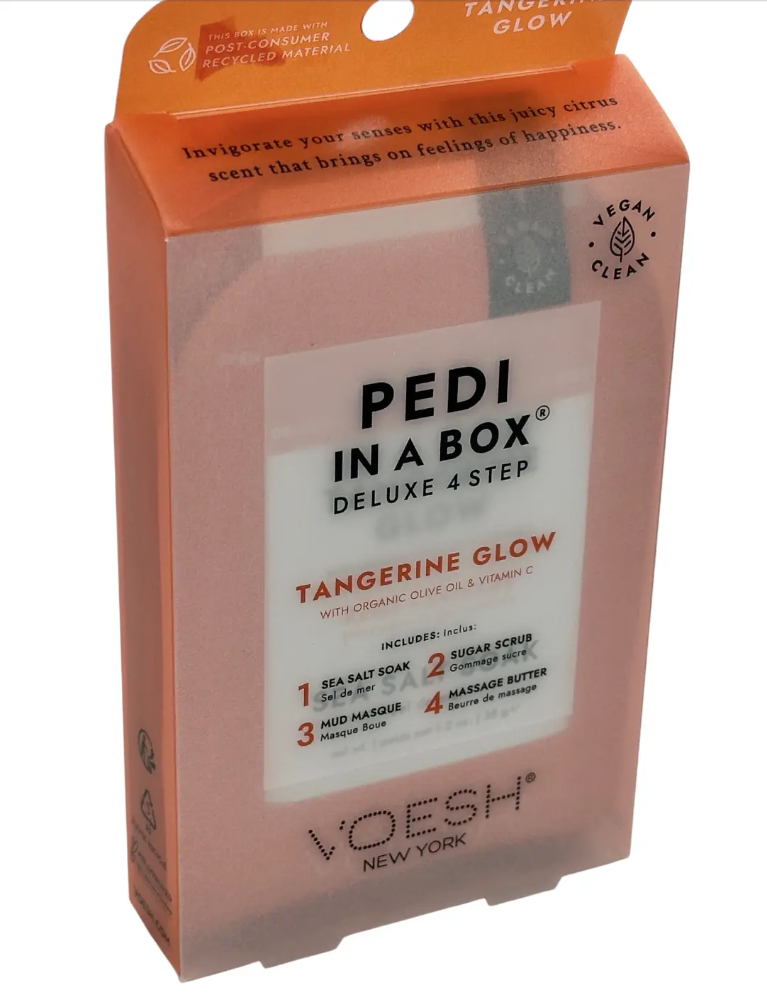 VOESH 4 Step Pedicure kit tangerine