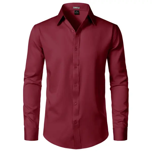 ZEROYAA Men's Wrinkle Free Long Sleeve Dress Shirt Business Casual Modern Slim Fit Button Down Shirts for Wedding and Office - TikTok Shop ZEROYAA Men's Wrinkle Free Long Sleeve Dress Shirt Business Casual Modern Slim Fit Button Down Shirts for Wedding and Office - TikTok Shop