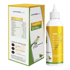 Super Cal D3 100 Ml Calcium Supplements for Birds, Pigeons, Canaries