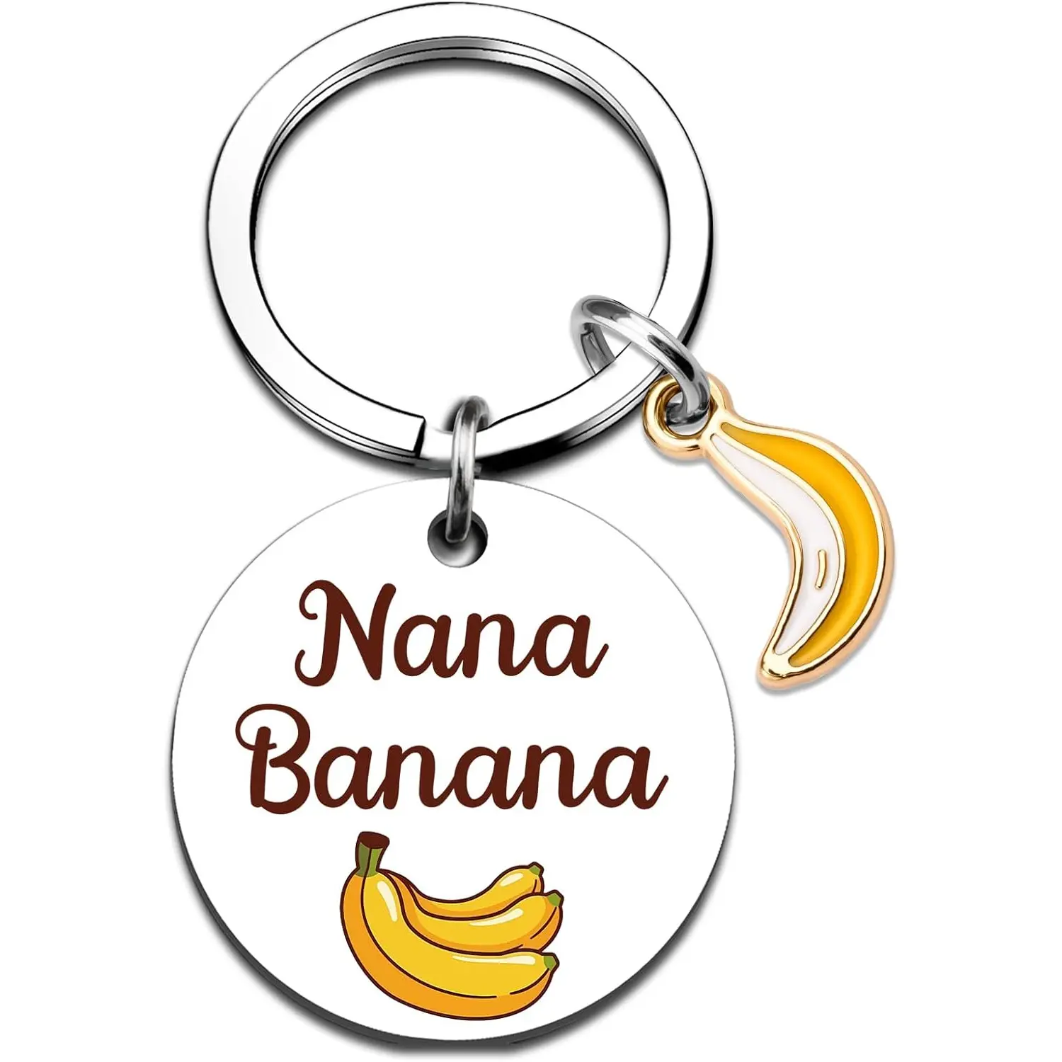 Nana Gifts for Grandma Banana Keychain Nana Birthday Gifts from Grandkids Unique Grandmas Valentines Day Birthday Gift Ideas Banana Decor
