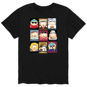 South Park - South Park Characters - Men's Short Sleeve Graphic T-Shirt Gift for Children Youth Adult Family And Friends Birthday Anniversary Holiday Christmas Halloween
