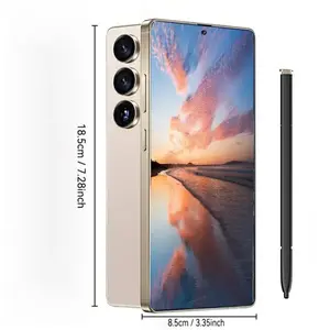 EET S25 Ultra Unlocked 5G Smartphone, 12GB+512GB, 6800mAh Battery, Fast Charging Capability, Android 14 System, 108MP+48MP Camera, Face & Fingerprint Unlock | Dual SIM | Autofocus | Built-in Pen |