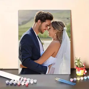 Your Story on Canvas! Personalized Paint by Numbers Kit from Your Photo. The Perfect DIY Gift to Celebrate Loved Ones, Pets & Memories. Fun for Beginners!