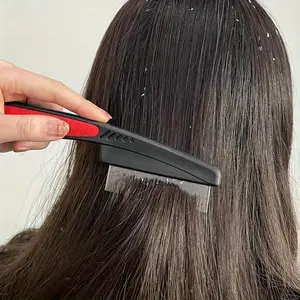 Stainless Steel Hair Comb, Dense Tooth Combs, Pet Combs, Fine Tooth Comb, Hair Care & Styling Tool for Women & Men