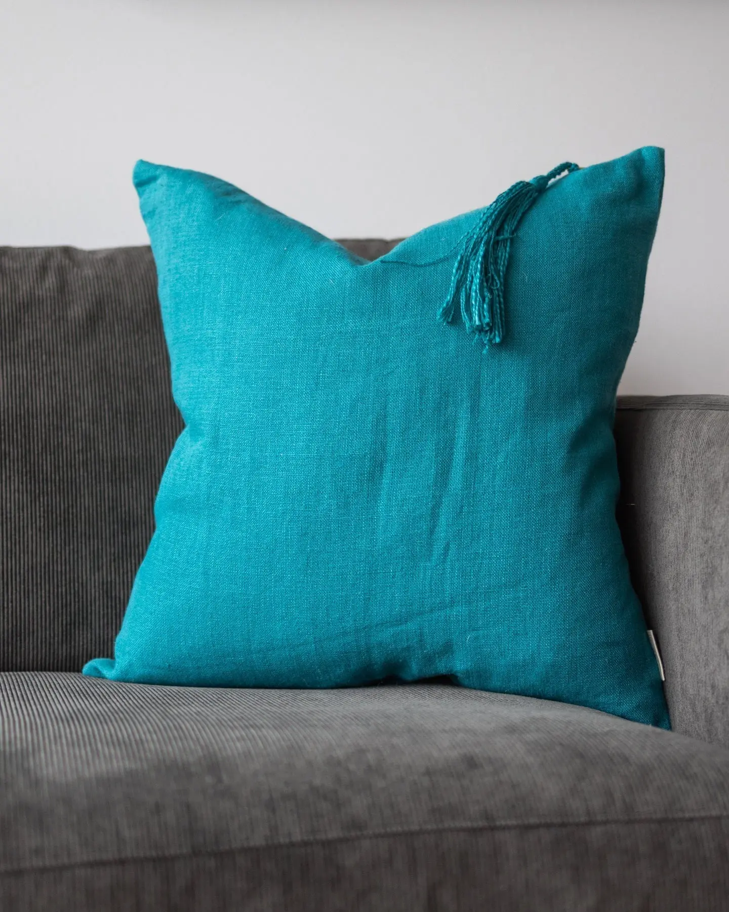 Chiara Organic Linen Throw Pillow
