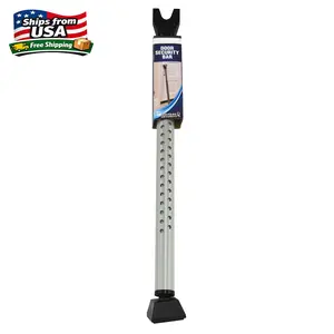 Commercial Steel Adjustable 25in-43in Heavy-Duty Security Bar