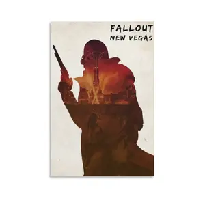 Game Fallout Poster Picture Canvas Wall Art Print Home Room Decor