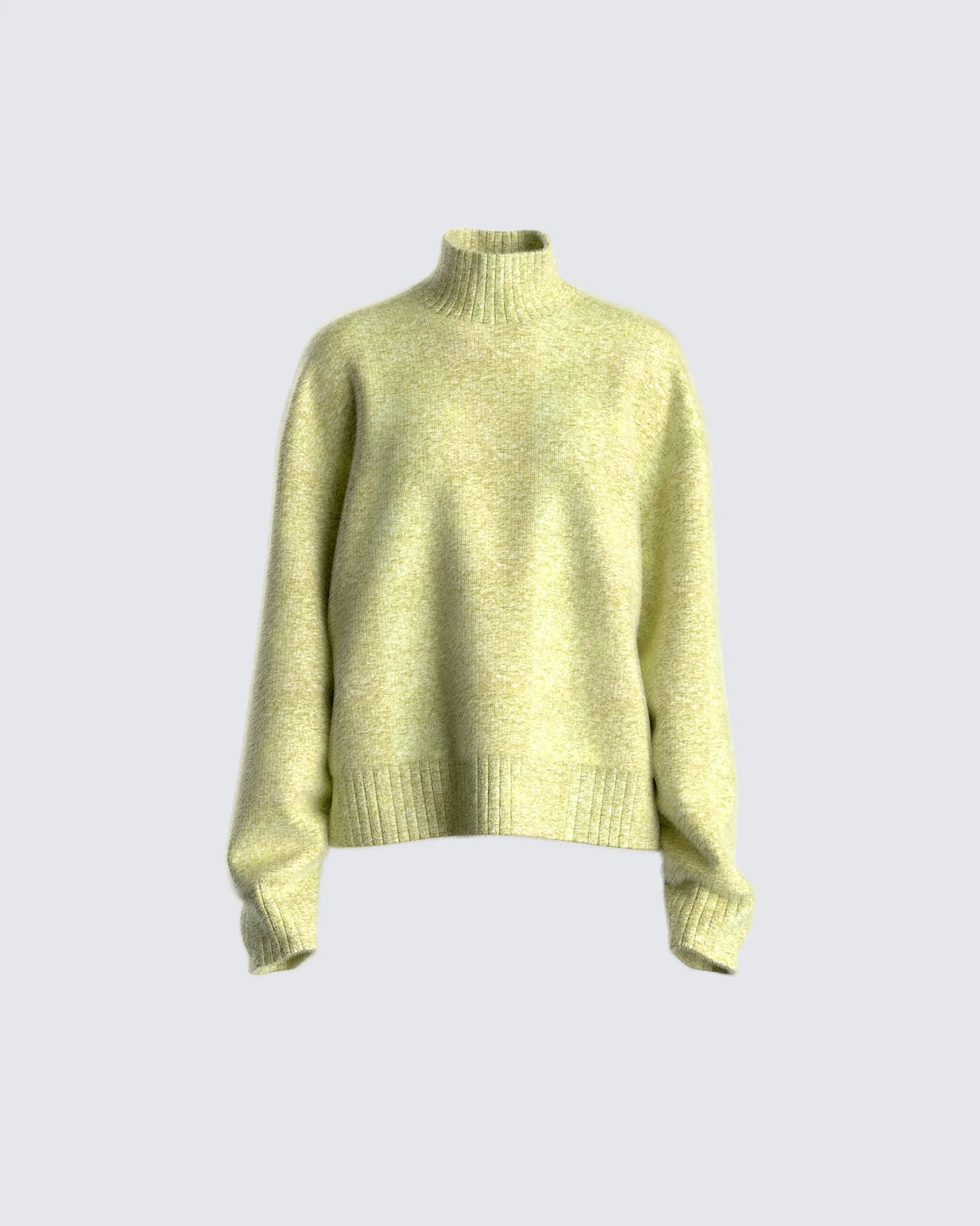 Harwell Green Marled Sweater Top
